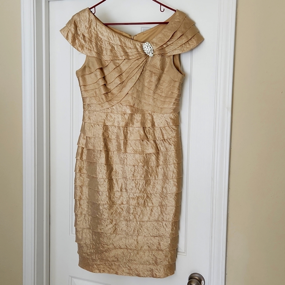 Dress, Gold - worn once